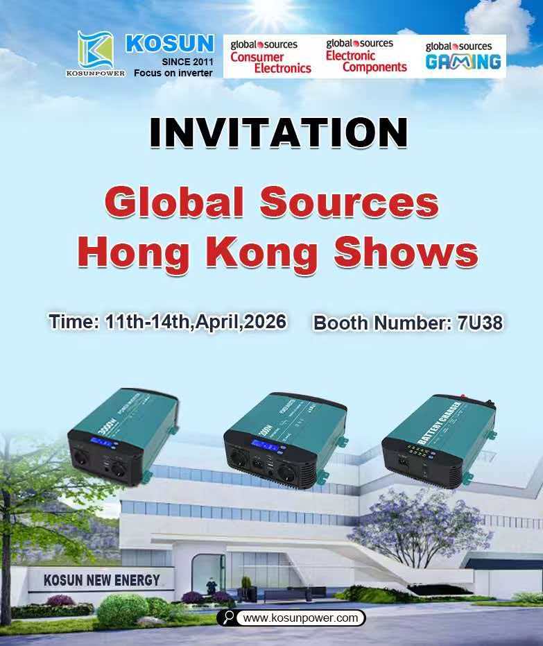 KOSUN esittelee vuoden 2026 Global Sources Hong Kong Show -messuilla
